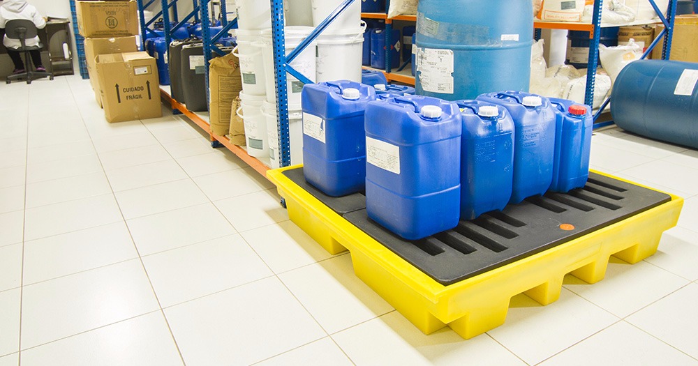 pallet de contenção